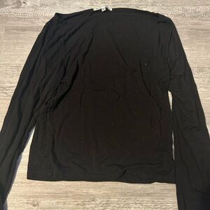 Black Long Sleeve Top